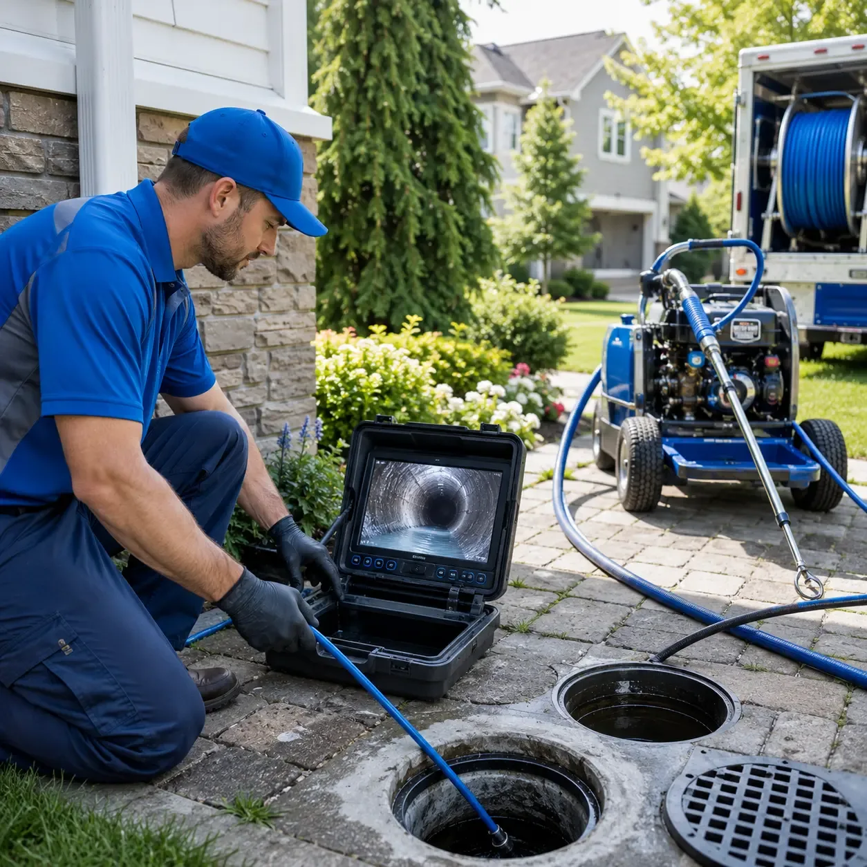 Outdoor drain cleaning professionals serving Braggs, OK